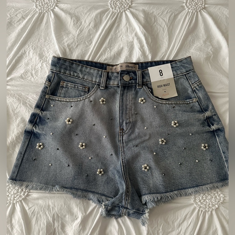 Primark Demin Co, Women Shorts Jeans Size 8 Light Blue